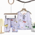 thumbnail image 2 of TOWED22 Toddler Baby Boy Summer Clothes Farm Animal Embroidery Short Sleeve T Shirt Top Plaid Shorts 2Pcs Casual Outfits Set Grey,6-12 M, 2 of 4