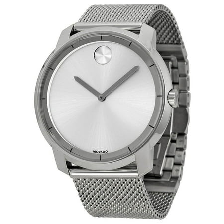Movado Men's Bold Large Sunray Dial Analog Quartz 44mm Watch 3600260