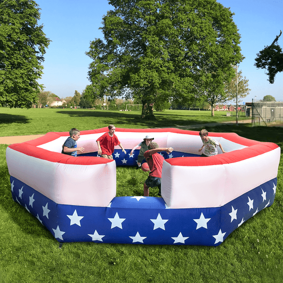 Connsann 20FT Inflatable Gaga Ball Pit with Blower – Quick Setup Court for Camps, Schools, Parties, Indoor/Outdoor Play
