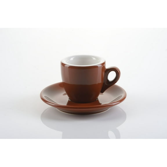 Palermo Style Espresso Cups Brown