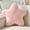 Pink-19.6" x 19.6", variant on Sage Green 19.6" x 19.6" Star Shaped Plush Decorative Throw Pillow
