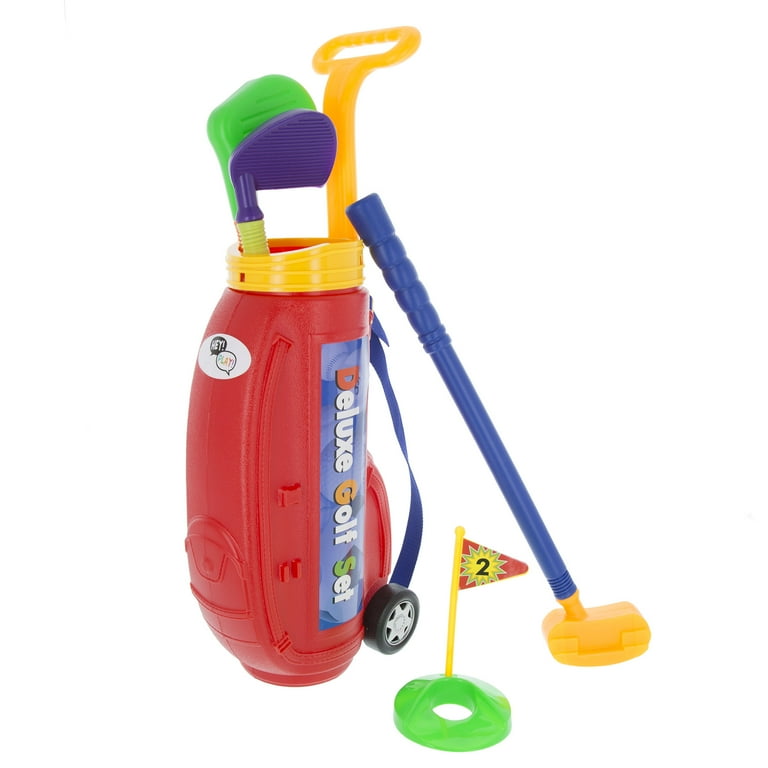 Plastic toy shop golf set