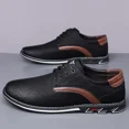thumbnail image 2 of Men's Premium Stylish Casual Lace Up Walking Business Driving Dress Shoes, Large Size, 2 of 8