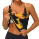 thumbnail image 3 of Fotbe Sunset River Pine Trees Sujetador Deportivo Largo sin Aros para Mujer con Almohadillas y Soporte Medio, Transpirable y Absorbente, Camiseta Tipo Chaleco o Tank Top-Small, 3 of 8