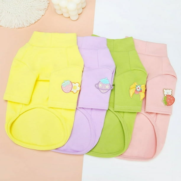 Pet Shirt Comfortable Fashion Breathable Animal Print Dog Cat Thin