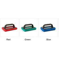 Waterline Scrubber, Non-Scratch Bathtub Scrubber with Handle, Clean for Shower Tile, Bathtube Sink Spas Tubs & Swimming Pool Step, Hot Tub Swimming Pools Cleaning(Red)