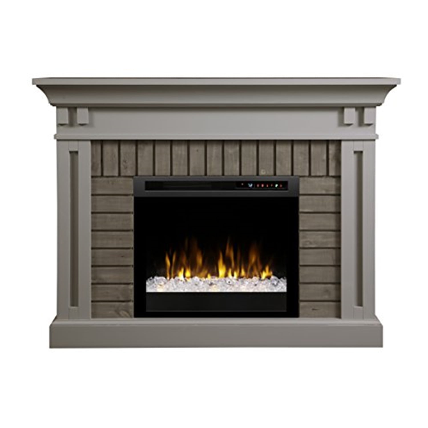 Dimplex Madison Electric Fireplace Mantel With Glass Ember Bed - Walmart.com