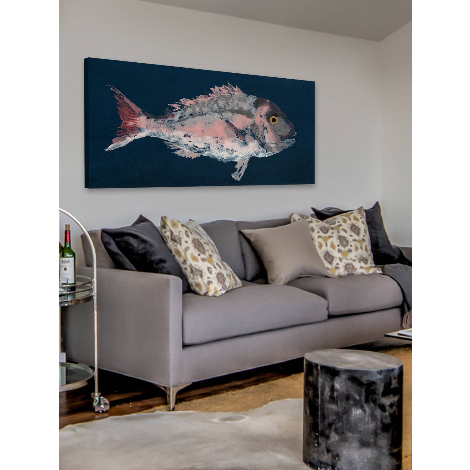 Marmont Hill 'Red Porgy' Painting Print on Wrapped Canvas