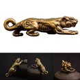 thumbnail image 4 of Luolandi Brass Sculpture Ornaments Brass Animal Small Statue Vintage Copper Animal, 4 of 9