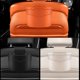 thumbnail image 1 of Cubo de basura para coches | Bolsa organizadora y cubo de almacenamiento colgante multifuncional | Bote de basura de cuero para el asiento trasero, la puerta o la consola | Naranja Beige Negro |, 1 of 5