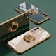 thumbnail image 2 of Funda de silicona chapada para Samsung Galaxy S22 S23 Ultra S20 FE S21 Plus Note 20 10 A52 S10 A53 A52S A72 5G con soporte de anillo, 2 of 4