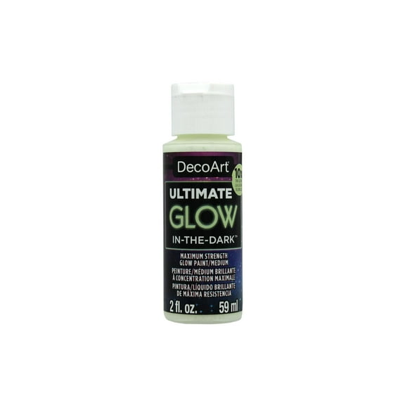 DecoArt Ultimate Glow-in-the-Dark Acrylic Paint - 2 oz