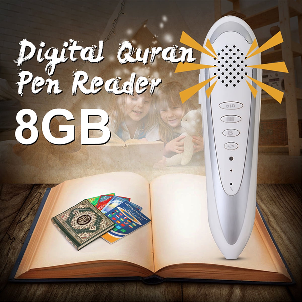 Digital Quran Pen 8GB Reader Book Gift Reading Pen Tool Set For Islamic ...