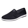 thumbnail image 1 of HBFAGFB Men's Walking Shoes Mesh Breathable Non Slip Cloth Shoes Light Versatile Daily Wear Black Size 44, 1 of 9