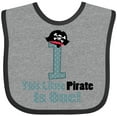 thumbnail image 3 of Inktastic Pirate 1st Birthday Boys Baby Bib, 3 of 4