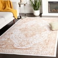 thumbnail image 3 of SAFAVIEH Arizona Bradford Oriental Machine Washable Area Rug, Beige/Gold, 5' x 8', 3 of 13