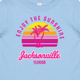 thumbnail image 4 of Inktastic Summer Enjoy the Sunshine Jacksonville Florida in Pink Boys or Girls Baby T-Shirt, 4 of 5