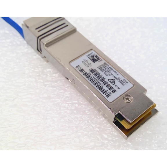 Pre-Owned Cisco QSFP-40G-LR4-S 40GBASE-LR4 40G QSFP+ NM SMF 10km 1310nm LC Transceiver 10-3115-01