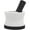 6.0in Black, variant on EZ-Grip Silicone & Porcelain Mortar and Pestle With Non-Slip Detachable Silicone Base - New Design Best For Guacamole - Dishwasher Safe by Cooler Kitchen