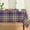 Green Yellow Purple, variant on Christmas Tablecloth 60×84 Inch Rectangular, Buffalo Plaid Red Washable Table Cover for Party Picnic Dinner Decor