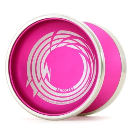 TOP YO Encores Yo-Yo - 7003 Aluminum with Stainless Steel Rims - Chi Gaoyo Signature YoYo (Hot Pink)