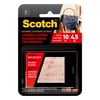 Scotch Extreme Fasteners, 1 in x 3 in, Clear, 2 Sets of Strips