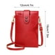 thumbnail image 3 of Xihbxyly Mini Bolso Bandolera de Piel para Mujer, Compacto, Tipo Cartera para Móvil, Ligero, con Cremallera, Moderno, con Ranuras para Tarjetas, Multiusos, Regalo Perfecto, 19 X 12 Cm., 3 of 4