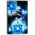 thumbnail image 3 of Design Art - Oeil de Femme avec Fleurs Fractales, 3 of 4