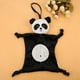 thumbnail image 5 of Manta de toalla de seguridad para bebés pequeños de peluche, con muñeco de animal (Panda), 5 of 13