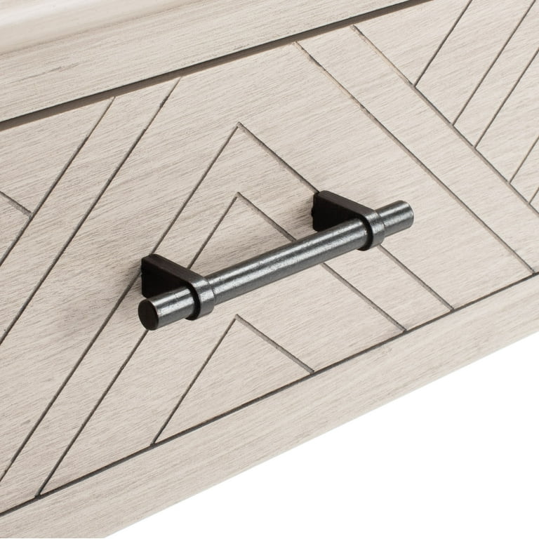 Table Appoint Bois Foncé Et Noire 45 X 45 Cm ASTON