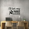 thumbnail image 3 of I'll Let My Paddle Do The Talking Quote Pickleball Paddleball Sport Pickleball Player Vinyl Wall Sticker Art Decal Pickleball Sport Living Room Garage Wall Design Pickleball Sports Size(8x10 inch), 3 of 3