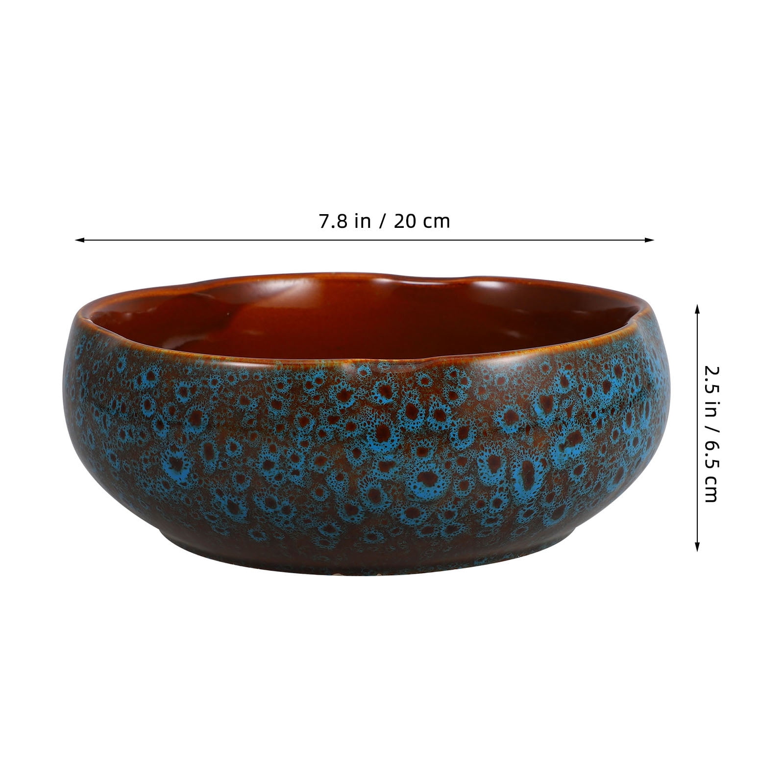 Masteelf Large Ceramic Hydroponic Planter Bowl for and Daffodil, Home Gardening Flower Pot with 1 Set Included