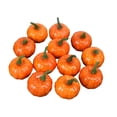 thumbnail image 3 of 12 piezas de calabazas falsas, modelo de verduras artificiales, Mini calabazas de espuma falsas para Halloween, Baby Shower, adorno de otoño para el naranja, 3 of 8