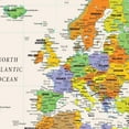 thumbnail image 4 of 32x50 Inch World Map Poster - Extra Large Canvas Wall Art for Classrooms & Office Decor, 4 of 13