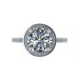 thumbnail image 4 of NANA Jewels 2ct Pure Brilliance Zirconia Halo Engagement Ring-Round Cut-April-10, 4 of 7