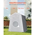 thumbnail image 3 of VEVOR Abri de Rangement Extérieur Abri 6 X 6 Pi Imperméable Auvent Portable Abri d'Auto Tente, 3 of 9