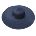 thumbnail image 3 of jiaxiM Womens Sun Hat Handmade Foldable Straw Hat Women's Open Top Foldable Korean Style Large Brim Straw Sun Hat, 3 of 5
