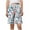 White#2, variant on Tnhcen Women's Fashion Print Casual Home Sleep Shorts with Side Pockets | Drawstring Elastic Waist Polyester Spandex Blend S-5XL