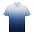thumbnail image 3 of Shirts for Men Button Lapel Short Sleeve Shirts Business Outdoor Work Shirts, 3 of 5