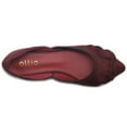 thumbnail image 6 of Ollio Women's Shoes Faux Suede Slip On Scallped Collar Pointed Toe Ballet Flats ZY00F70, 6 of 6