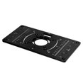 thumbnail image 4 of Router Table Insert Plate Aluminum Trimming Machine Engraving Flip Board Milling Slotting Auxiliary Tool with 4 Rings for Woodworking, 4 of 7