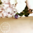 thumbnail image 2 of Alexandrite Ring, Oval Three Stone Style Alexandrite Engagement Ring, June Birthstone, 2 of 4