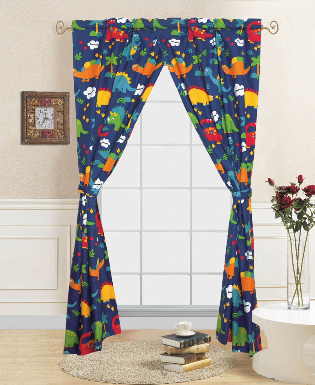 Golden Linens 4 Pcs Window Curtains Panels (2 Panels 38" X 84"(Each