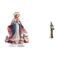 thumbnail image 1 of Adorno de mesa acrílico con base, con estatua de una mujer tribal africana. Escultura decorativa independiente para el hogar, fiestas, festivales, dor, 1 of 8