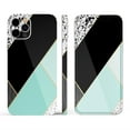 thumbnail image 3 of Design Skinz Minimalistic Mint and Gold Striped V1 Full Body Skin Decal Wrap Kit Compatible with Apple iPhone 8 (Screen Trim & Back Skin), 3 of 5