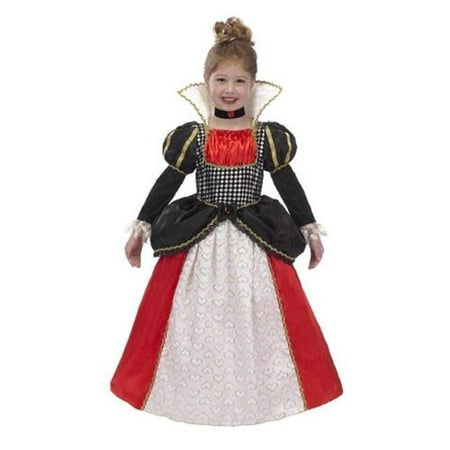Just Pretend Kids JPEGR-QUE-HRT-04 Queen of Hearts Hoop and Choker Costume - Small,