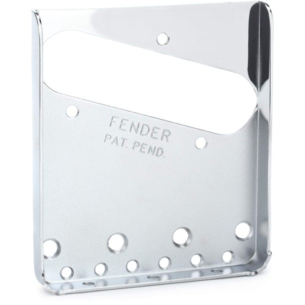 Bridge Plate Fender American Vintage, 3 sillines Telecaster, cromado
