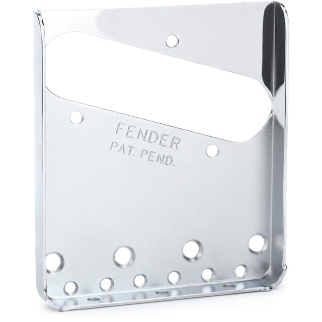 Bridge Plate Fender American Vintage, 3 sillines Telecaster, cromado