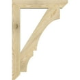 thumbnail image 3 of Ekena Millwork 4"W x 28"D x 40"H Balboa Slat Rough Sawn Bracket, Douglas Fir, 3 of 4