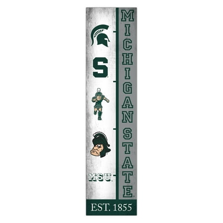 Michigan State Spartans 6" x 24" Progression Wood Sign